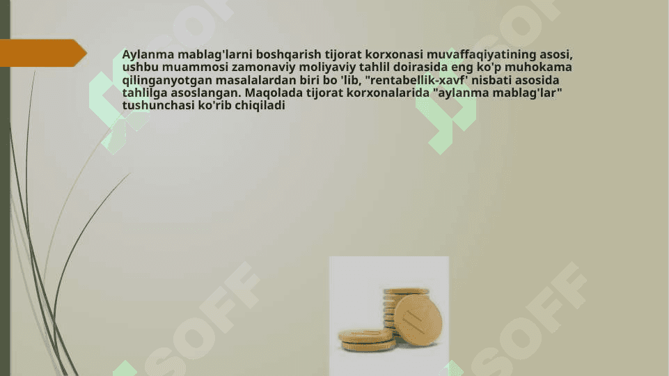AYLANMA MABLAG’LARNI BOSHQARISH 3