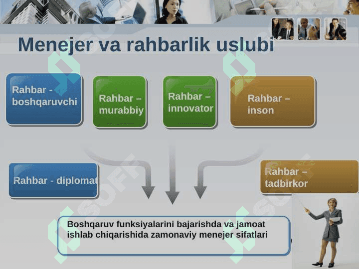 Menejer va raxbarlik uslubi 8