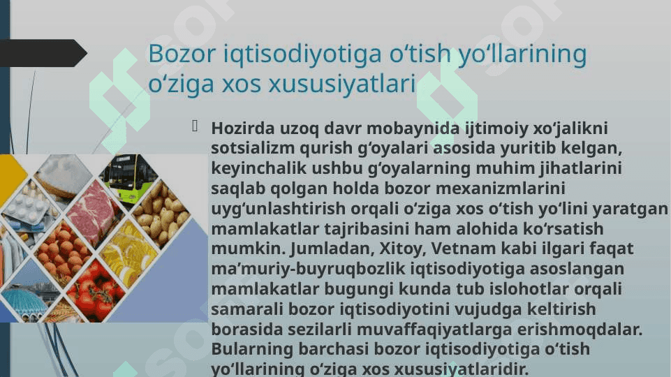 BOZOR IQTISODIYOTI VA UNING ASOSIY XUSUSIYATLARI 7
