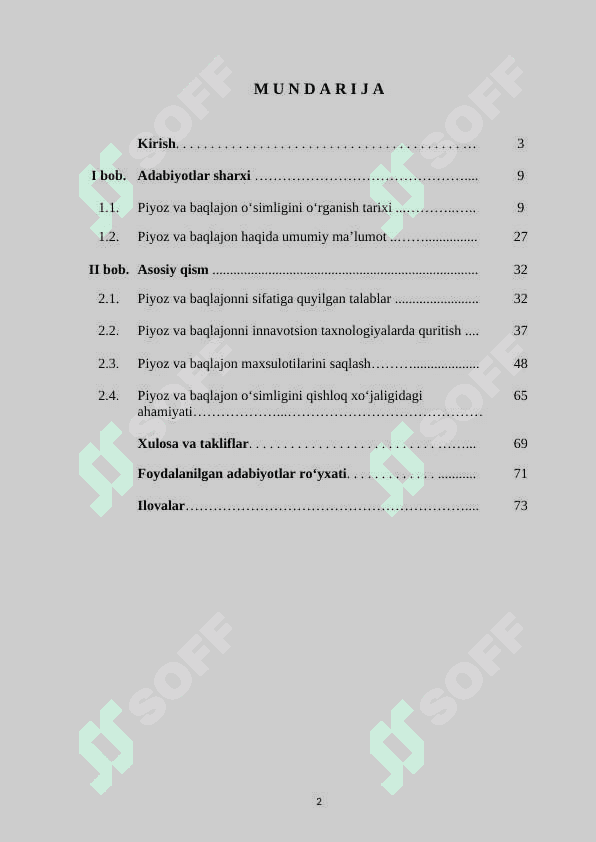 Piyoz va baqlajonni quritishda innavatsion texnologiyalardan foydalanish 2