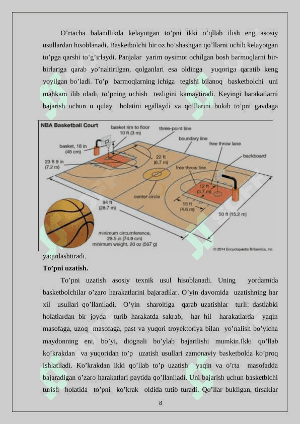 Basketbol o’yinida to’pni savatga otish texnikasi 7