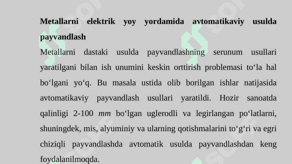 ELEKTR YOYLI PAYVANDLASH 2