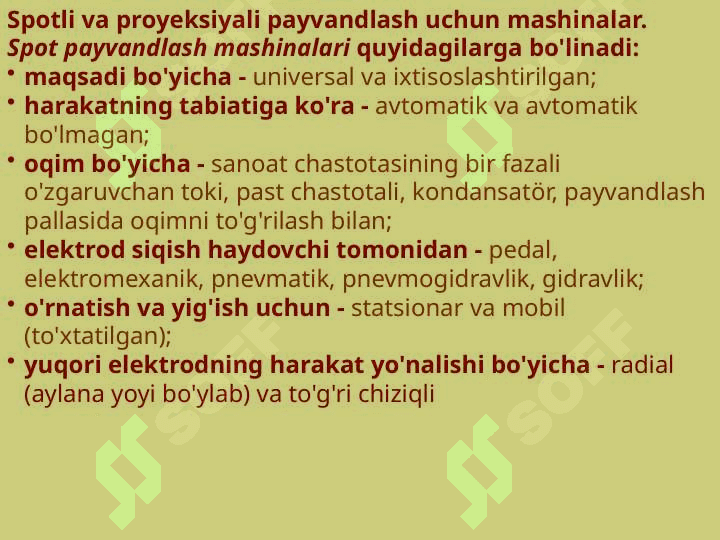 Kontaktli payvandlash qurilmalari 4