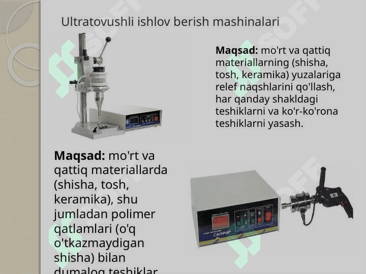 ULTRA TOVUSHLI QURILMALAR 6