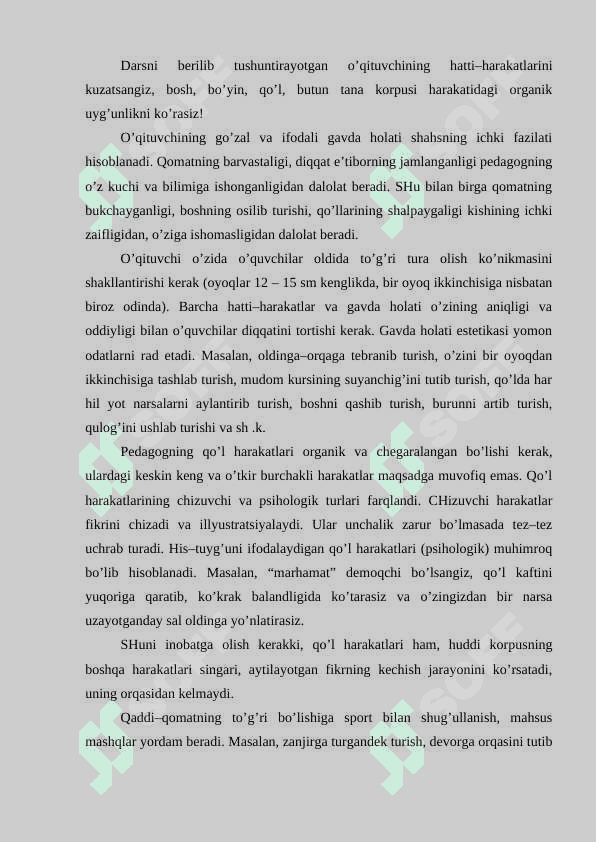 Pedagogik texnika mimik va pantomimik mahorat 7