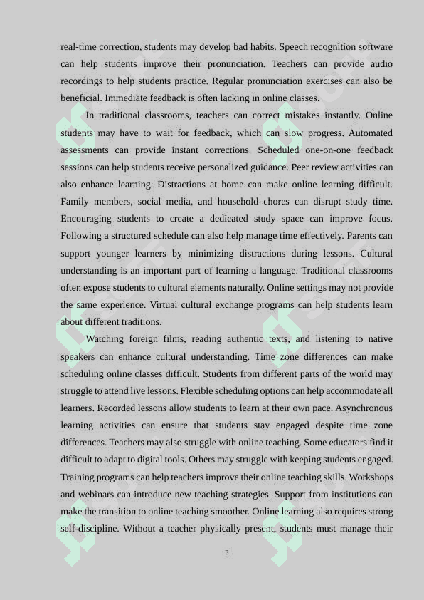 PROBLEMS AND SOLUTIONS FOR ONLINE TEACHING AND LEARNING OF FORIGN LANGUAGES 3