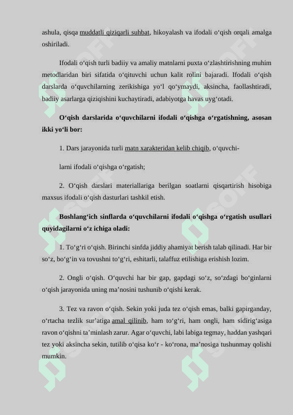 ONA TILI VA OʻQISH SAVODXONLIGI DARSLARIDA QAYTA HIKOYALASHDAN FOYDALANISH. 6