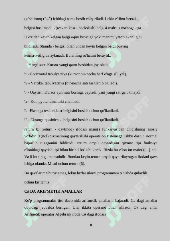 С# dasturlash tilida Status Strip komponentasi yordamida dasturlar yaratish 8