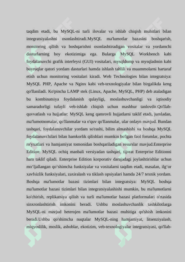 Tashkilotni moliyaviy oqimlarini boshqarish uchun avtomatlashtirilgan yordamni tashkil etish uchun ma’lumotlar bazasini yaratish 8