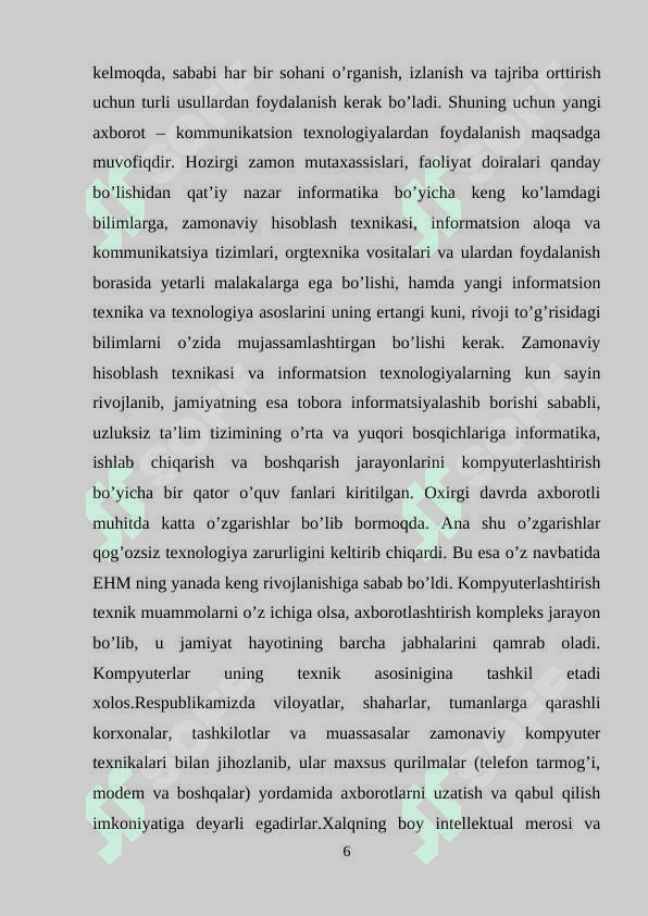 Fayllar bilan ishlash metodlari 6