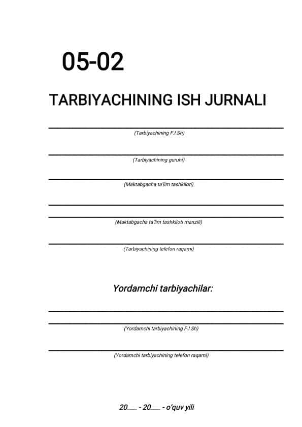 05-02 Ish jurnali 1
