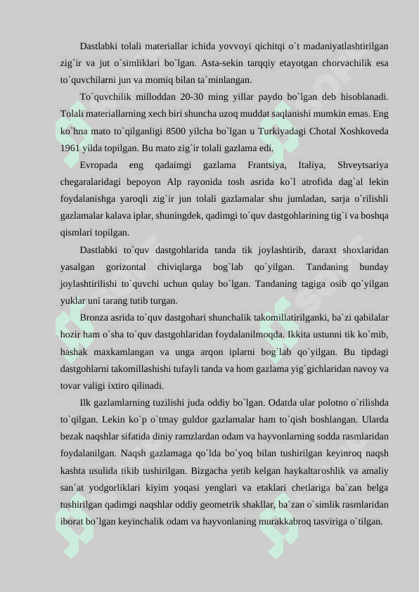TRIKOTAJ MAXSULOTLARI 3