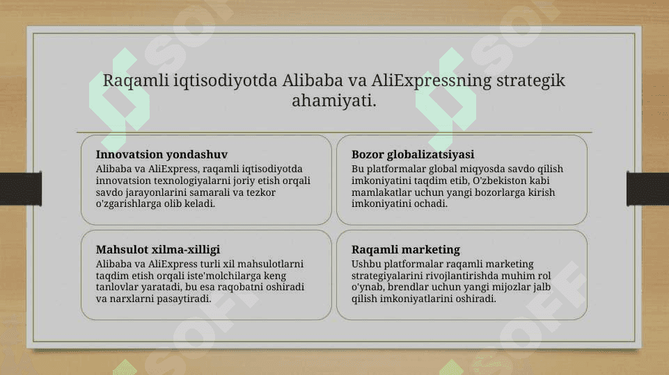 Ali bobo raqamli iqtisodiyotida global elektron tijorat lideri sifatida 6