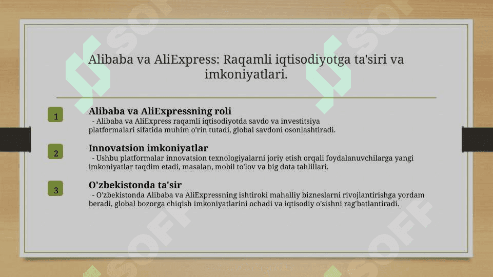 Ali bobo raqamli iqtisodiyotida global elektron tijorat lideri sifatida 8
