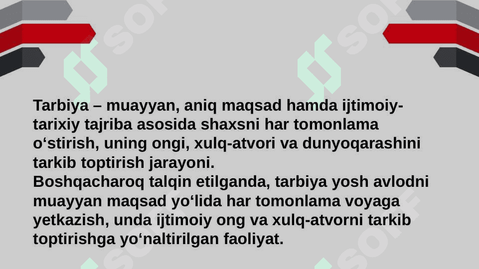 Ijtimoiy tarbiya va uning bosqichlari 5