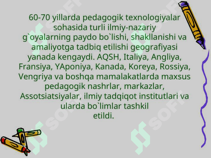 Pedagogik texnologiyaning ilmiy-nazariy asoslari 7