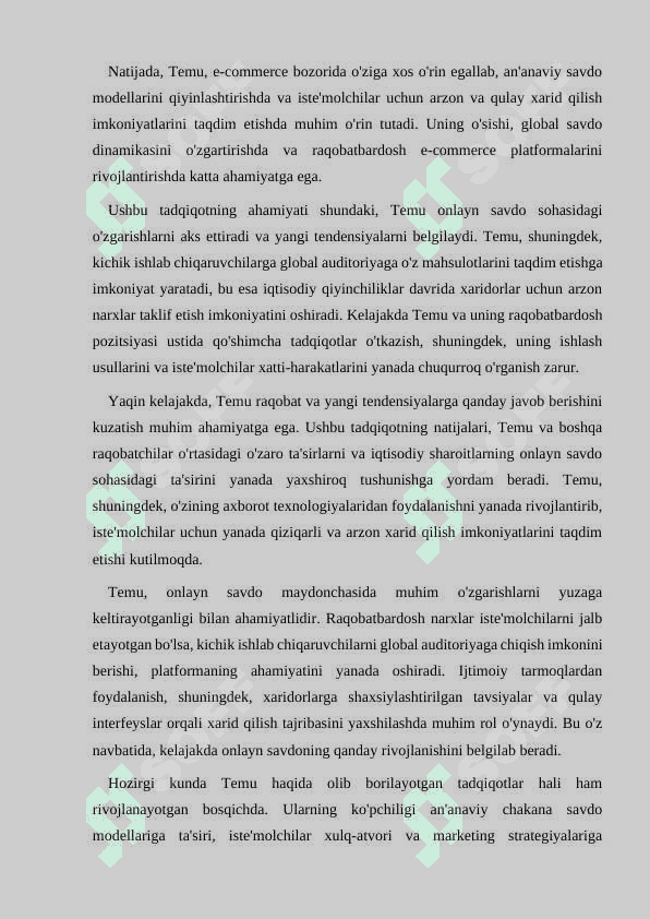 Temu onlayn internet magazini 6