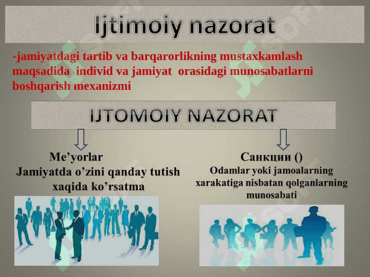 Ijtimoiy pedagogning maktab yoshidagi bolalar bilan olib boradigan faoliyati.  Me’yordan og‘ish va deviant xulq – ijtimoiy-pedagogik muammo sifatida 7