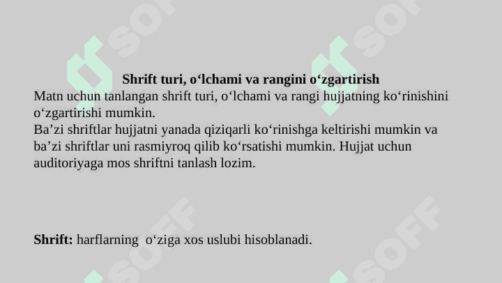 6-sinf– Hujjatga qayta ishlov berish dars ishlanma 2