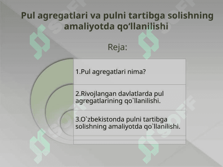Pul agregatlari 2