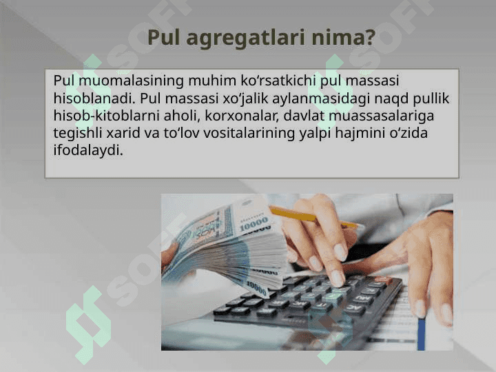 Pul agregatlari 3
