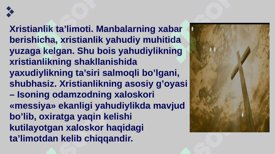 Mavzu.Xristianlik dini 4