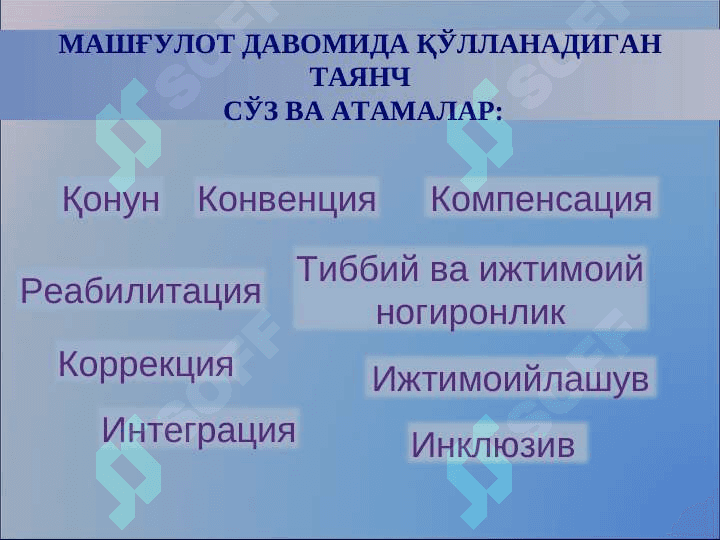 Инклюзив таълимнинг ҳуқуқий, меъёрий асослари 4