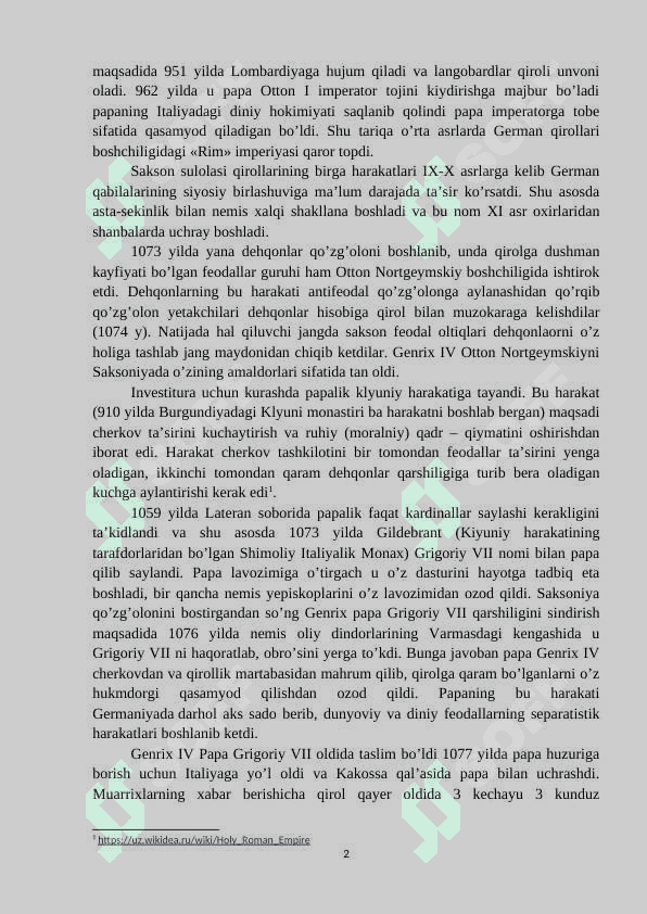 XI-XV asrlarda Germaniya 2