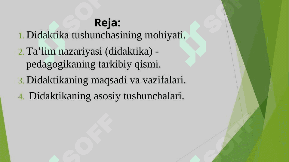 DIDAKTIKA TA’LIM NAZARIYASINING MOHIYATI 2