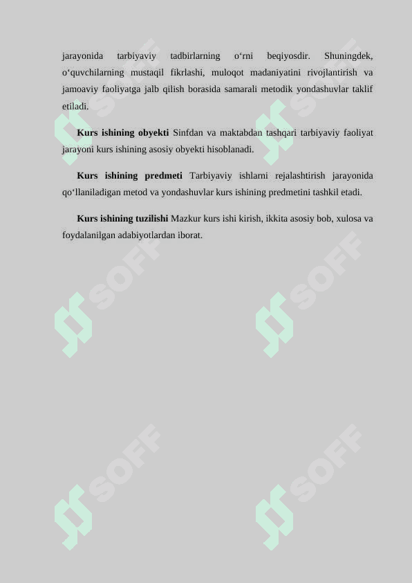 Sinfdan va maktabdan tashqari tarbiyaviy ishlarni rejalashtirish metodikasi 5