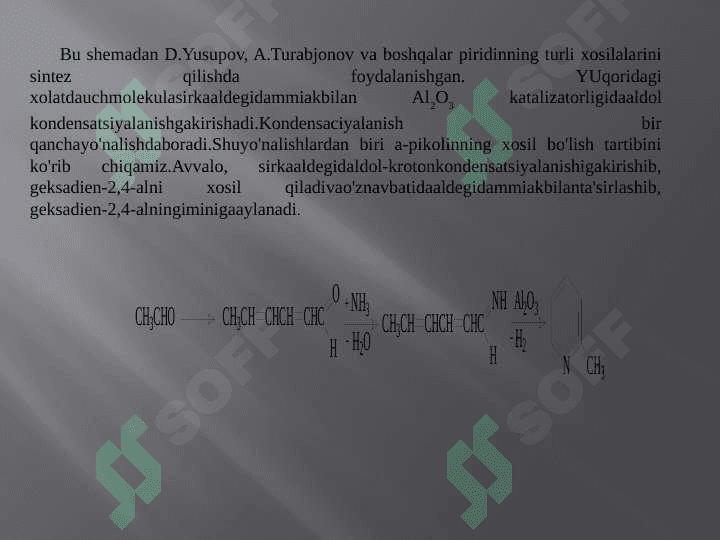 Olti a’zoli geteroxalqali birikmalar (pikolin kislota) 4