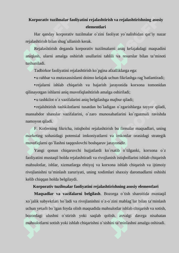 Korporativ boshqaruvning - boshqaruv qarorlarini optimallash va modellashtirish 2