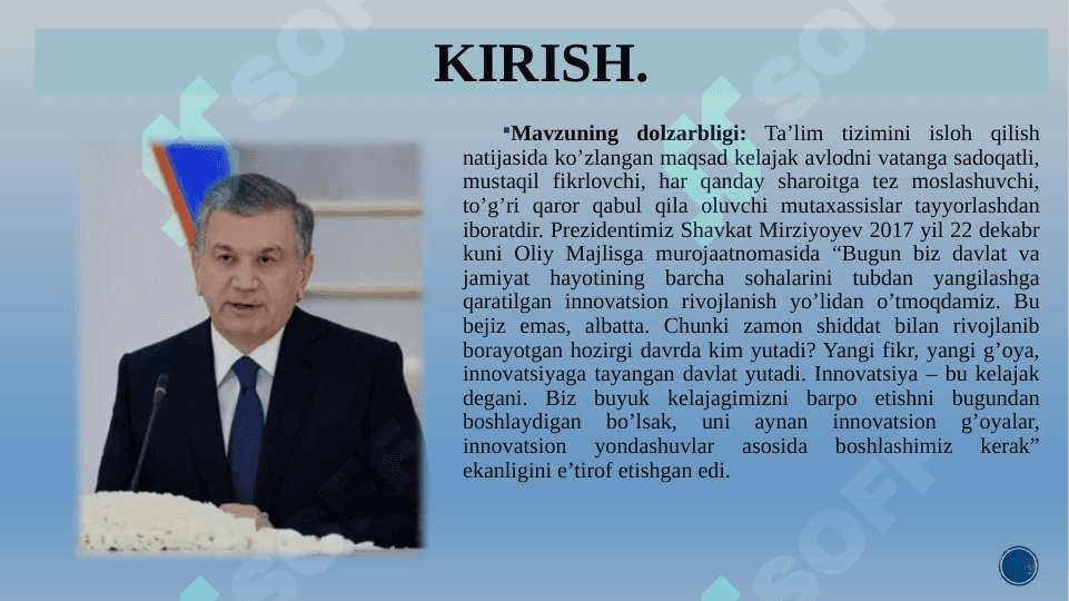 “TAFAKKUR” MAVZUSINI O’QITISH METODIKASI. 2