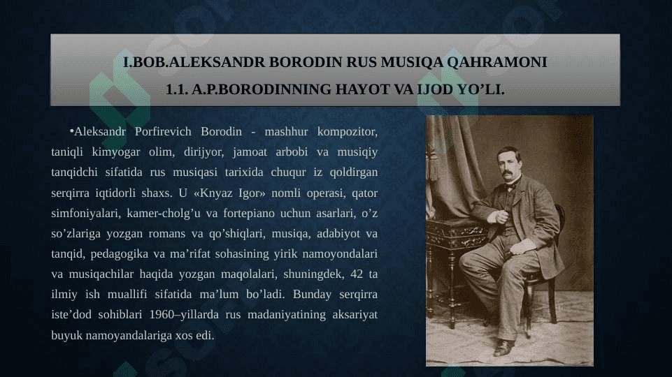 A.P BORODIN IJODI. 4