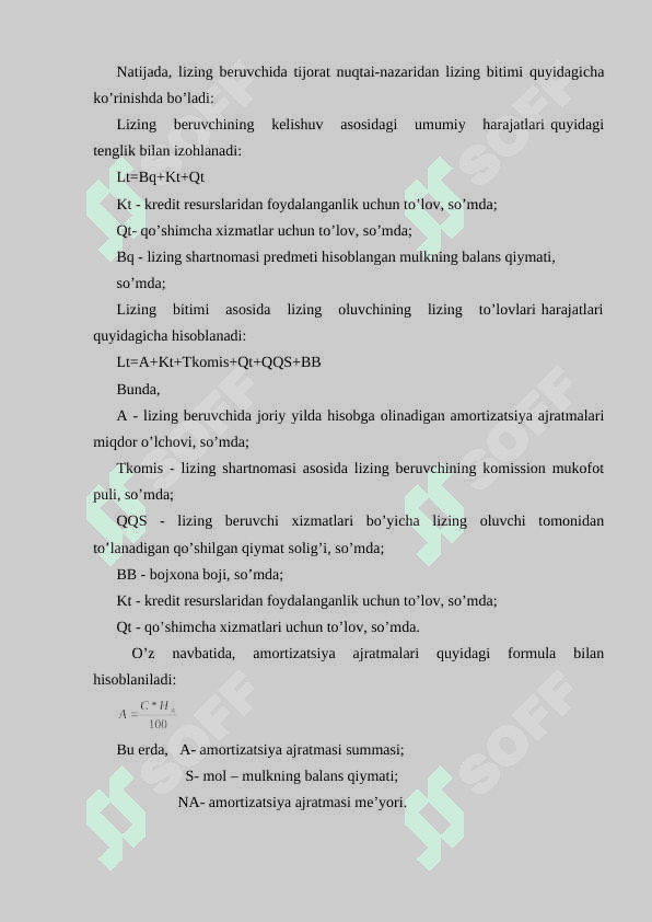 Investitsiyalarni moliyalashtirishning lizing mexanizmi 7