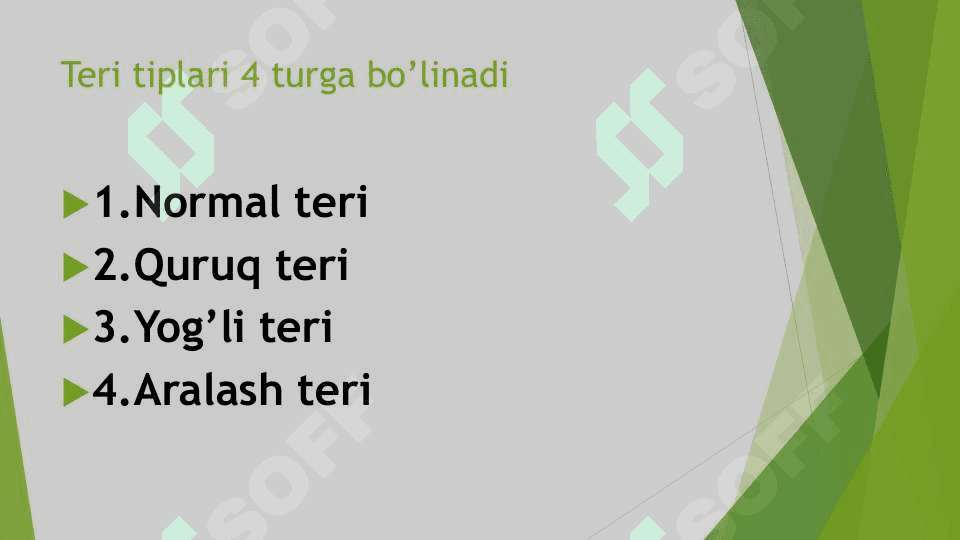 Teri tiplari 2