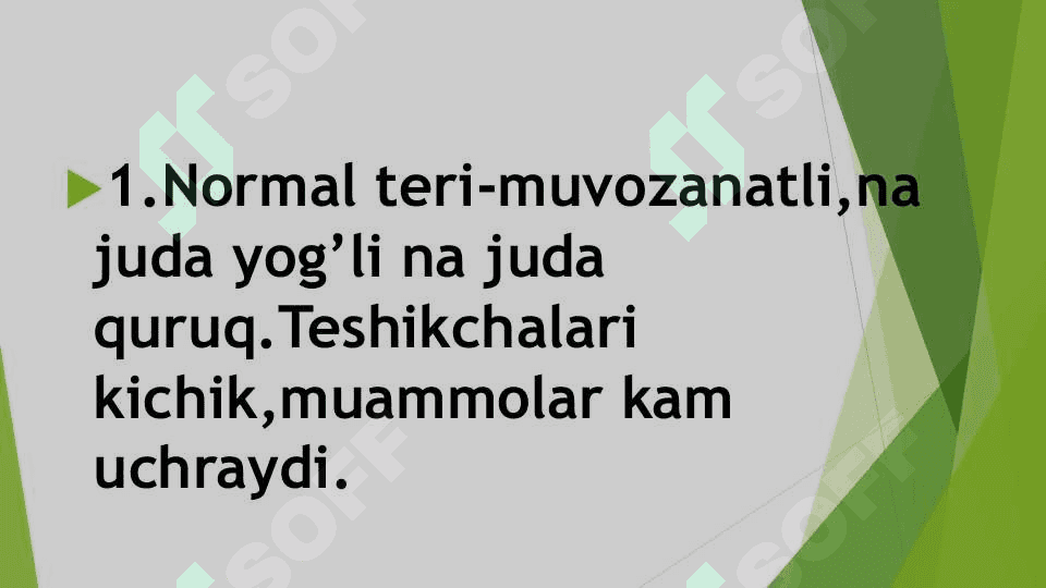 Teri tiplari 3