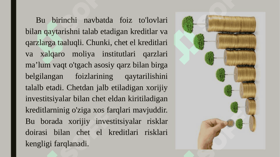 O’zbekiston iqtisodiyotiga xorijiy investitsiyalarni jalb qilishning ustuvor yo’nalishlari 5