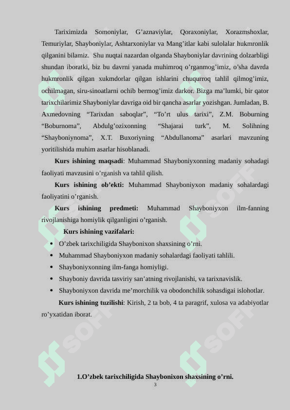 MUHAMMAD SHAYBONIYXONNING MADANIY SOHADAGI FAOLIYATI 3