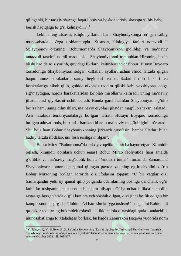 MUHAMMAD SHAYBONIYXONNING MADANIY SOHADAGI FAOLIYATI 7