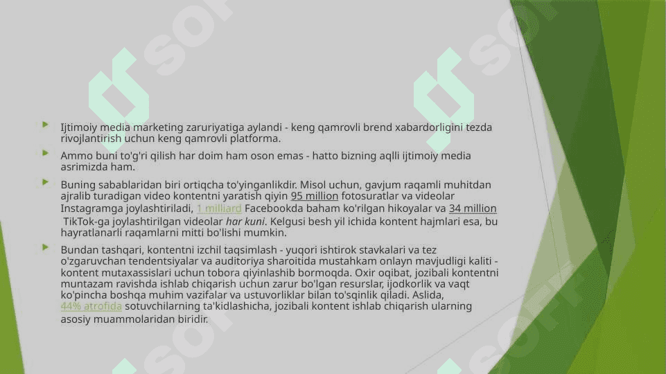 Mediya kontet yaratish va undan yaratish 2