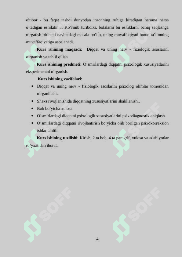 Diqqat haqida tushuncha va uning  nerv fiziologik asoslari 4