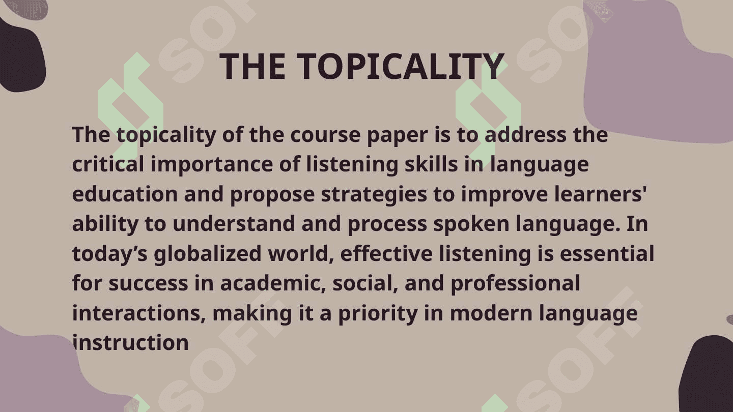 IMPROVING LISTENING SKILLS 3