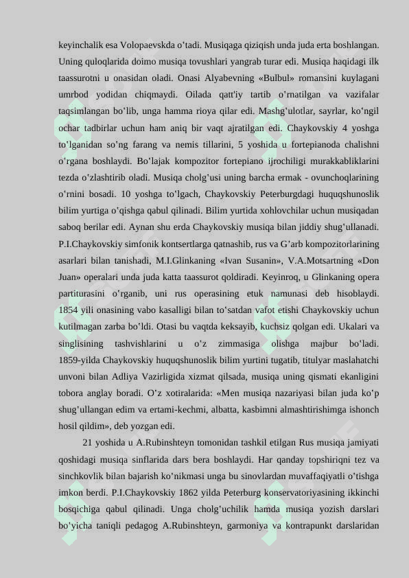 P.I.CHAYKOVSKIY SIMFONIK VA OPERA IJODI 5