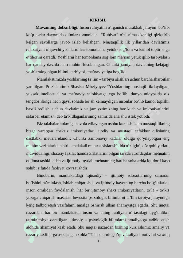 Talabalik davrining psixologik xususiyatlari 3