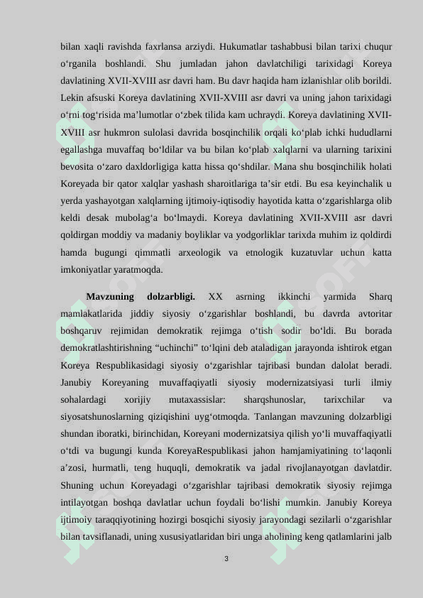 XX asr oxiri-XXI asr boshlarida Janubiy Koreya Respublikasi 3