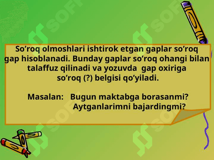 So’roq olmoshlari 8