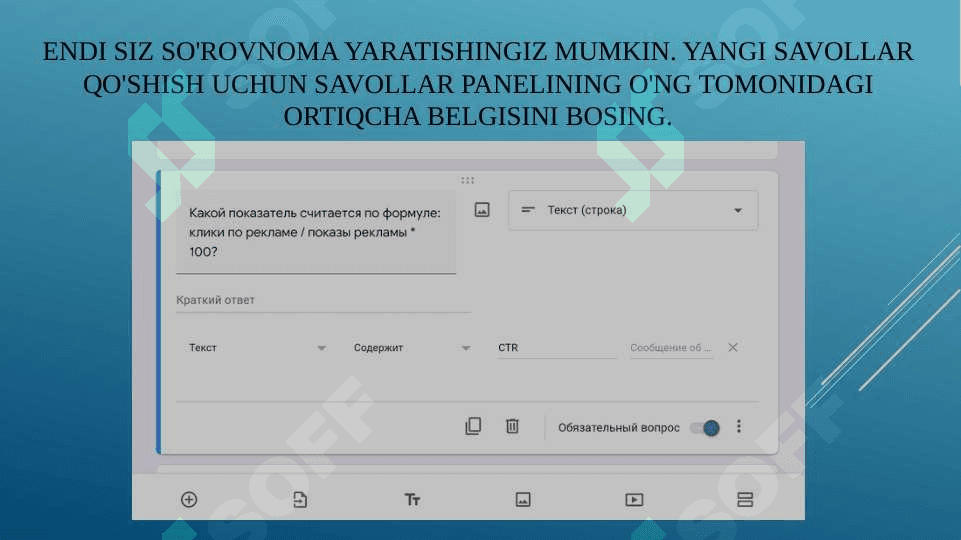 GOOGLE FORMS DASTURI 4