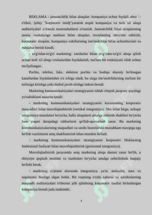 Korxonalarda komunikatsion marketingni rivojlantirish masalalari 4