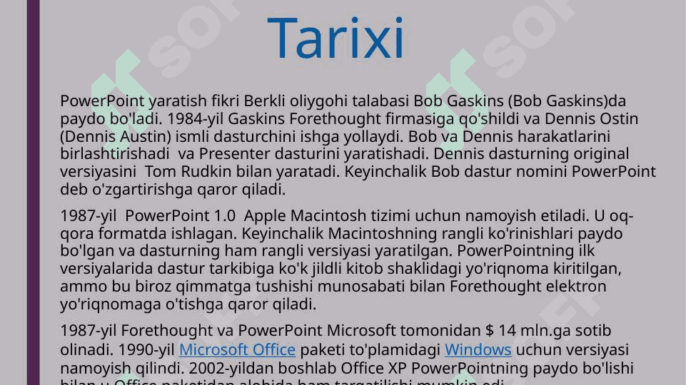 Microsoft Power Point 4